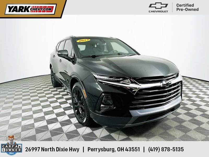 Certified 2022 Chevrolet Blazer Premier w/ LPO, Black Accent Package image 1
