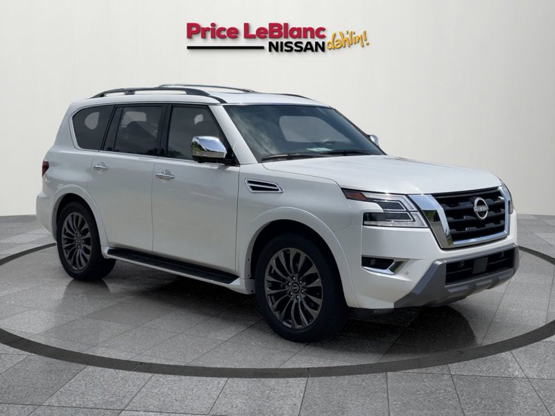 Certified 2024 Nissan Armada Platinum w/ Captain's Chairs Package image 1