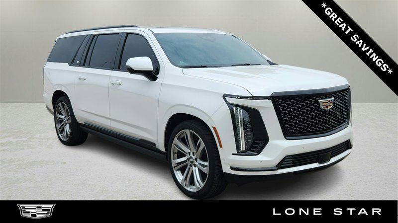 Certified 2025 Cadillac Escalade ESV Sport Platinum w/ LPO, Floor Liner Package image 1