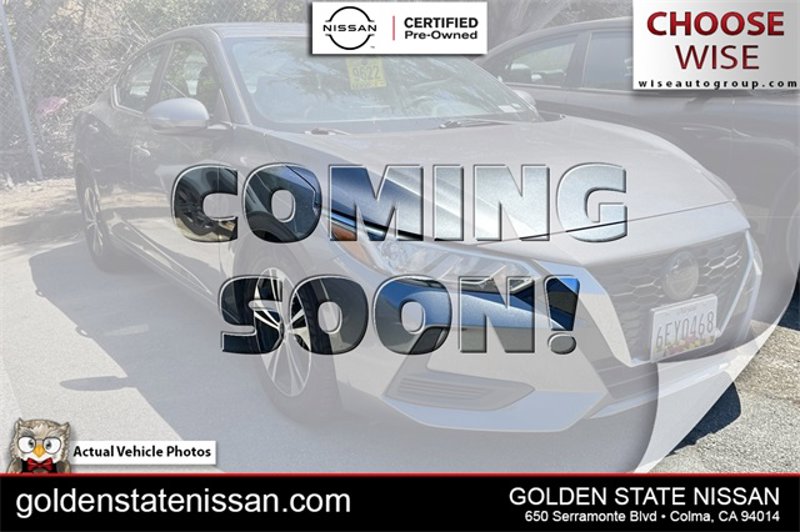 Certified 2022 Nissan Sentra SV image 1