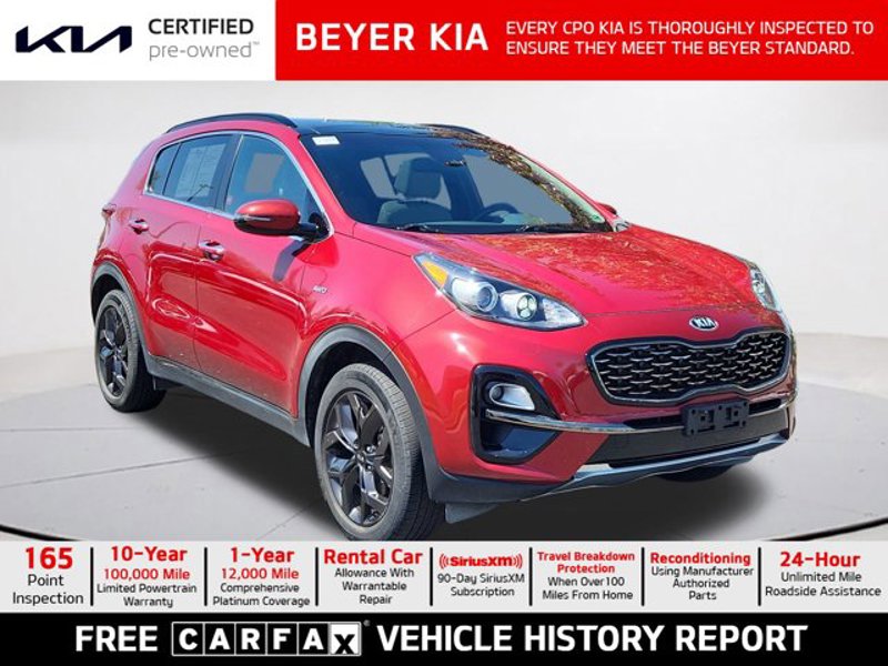 Certified 2020 Kia Sportage S w/ S Sunroof Package image 1