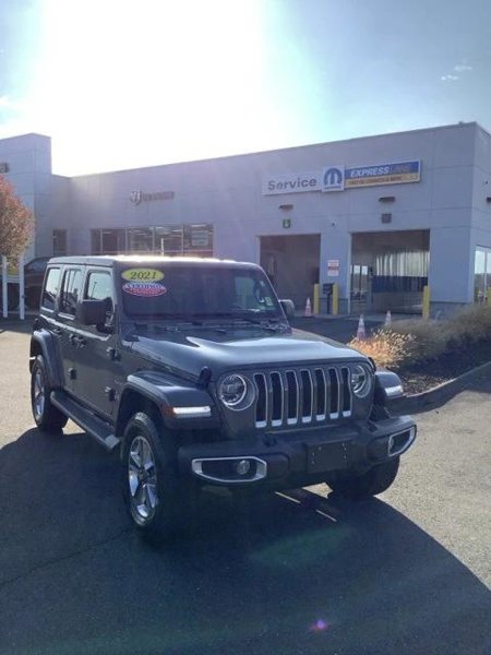 Certified 2021 Jeep Wrangler Unlimited Sahara w/ LED Lighting Group image 1