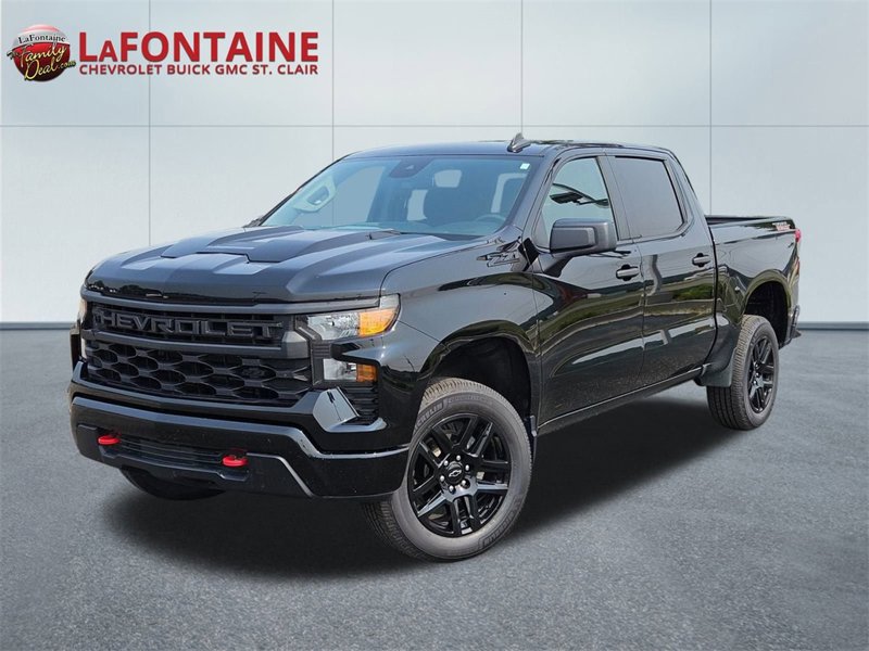Certified 2023 Chevrolet Silverado 1500 Custom Trail Boss w/ LPO, Dark Essentials Package image 1