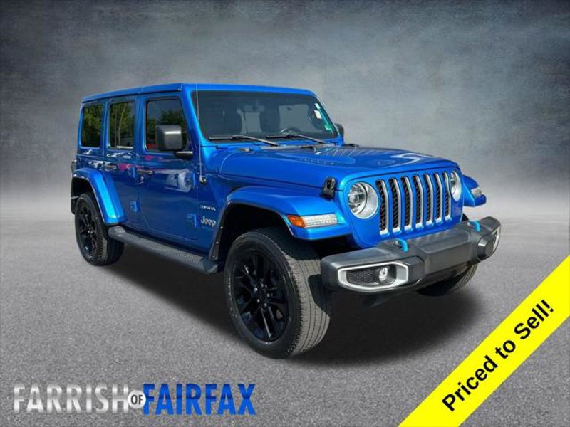 Certified 2022 Jeep Wrangler Unlimited Sahara w/ Cold Weather Group image 1