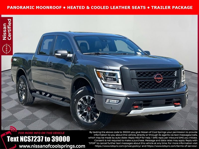 Certified 2024 Nissan Titan PRO-4X w/ Pro-4x Convenience Package image 1