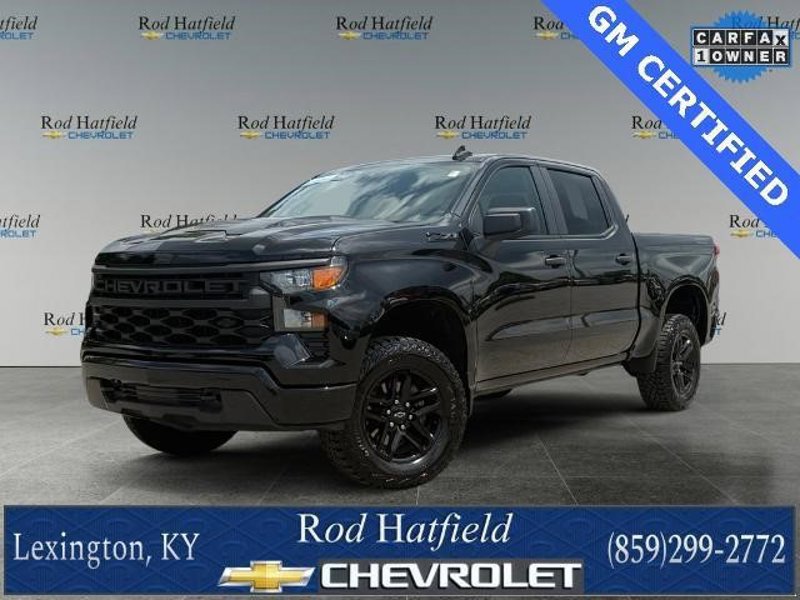 Certified 2025 Chevrolet Silverado 1500 Custom Trail Boss w/ Midnight Edition image 1