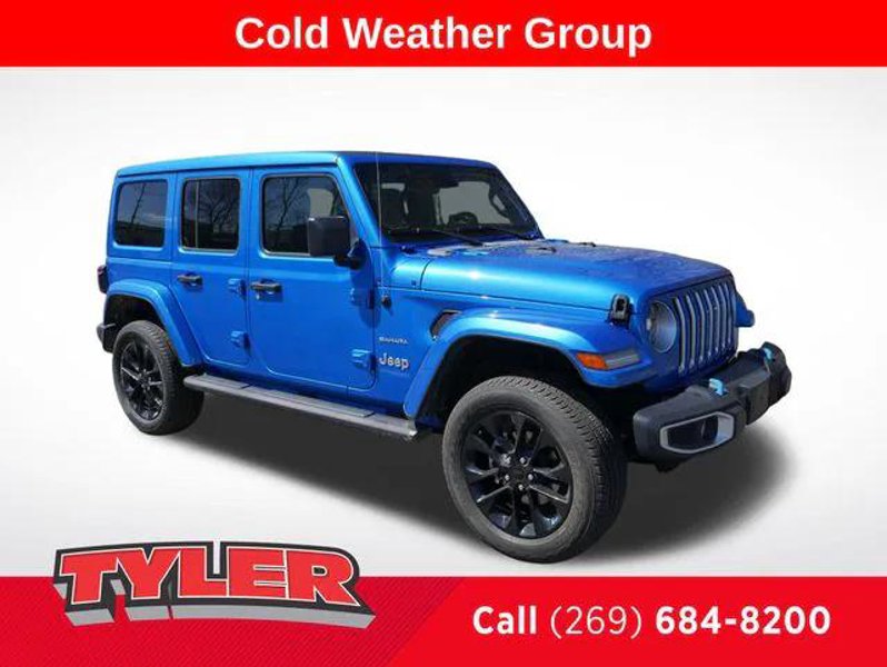 Certified 2022 Jeep Wrangler Unlimited Sahara w/ Cold Weather Group image 1