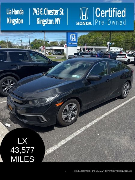 Certified 2020 Honda Civic LX image 1