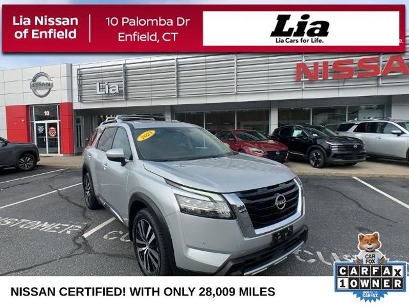 Certified 2023 Nissan Pathfinder Platinum w/ Cargo Package image 1