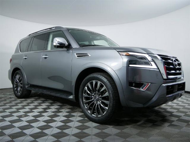Certified 2024 Nissan Armada Platinum w/ Captain's Chairs Package image 1