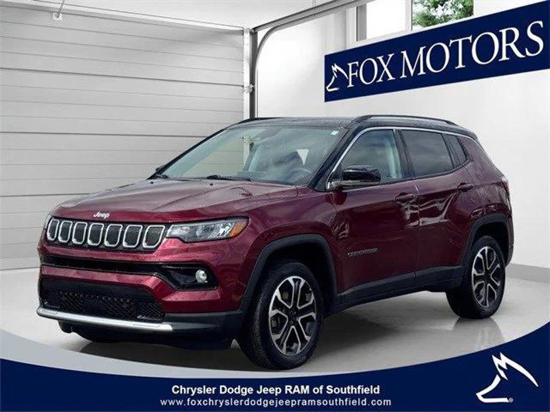 Certified 2022 Jeep Compass Limited w/ Sun and Sound Group image 1