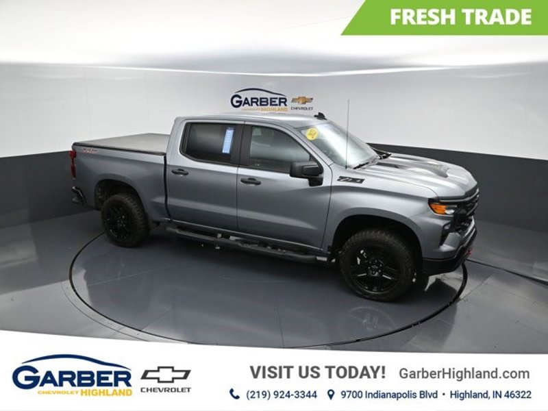 Certified 2023 Chevrolet Silverado 1500 Custom Trail Boss w/ LPO, Dark Essentials Package image 1
