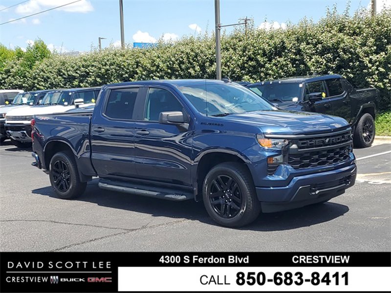Certified 2023 Chevrolet Silverado 1500 Custom w/ LPO, Dark Essentials Package image 1