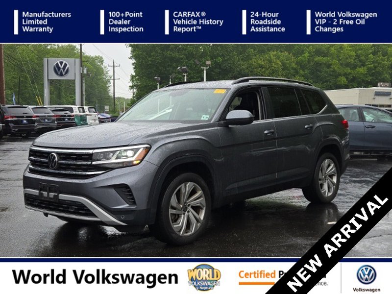 Certified 2022 Volkswagen Atlas SE w/ Panoramic Sunroof Package image 1