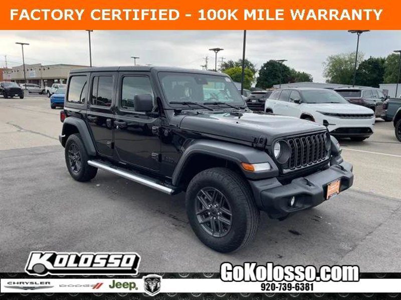 Certified 2024 Jeep Wrangler Unlimited Sport image 1