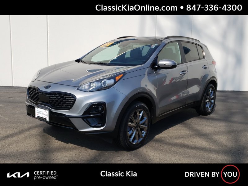 Certified 2021 Kia Sportage S w/ S AWD Premium Package image 1