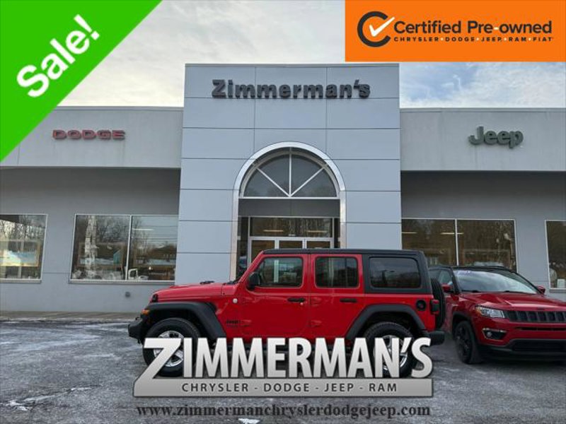 Certified 2021 Jeep Wrangler Unlimited Sport image 1