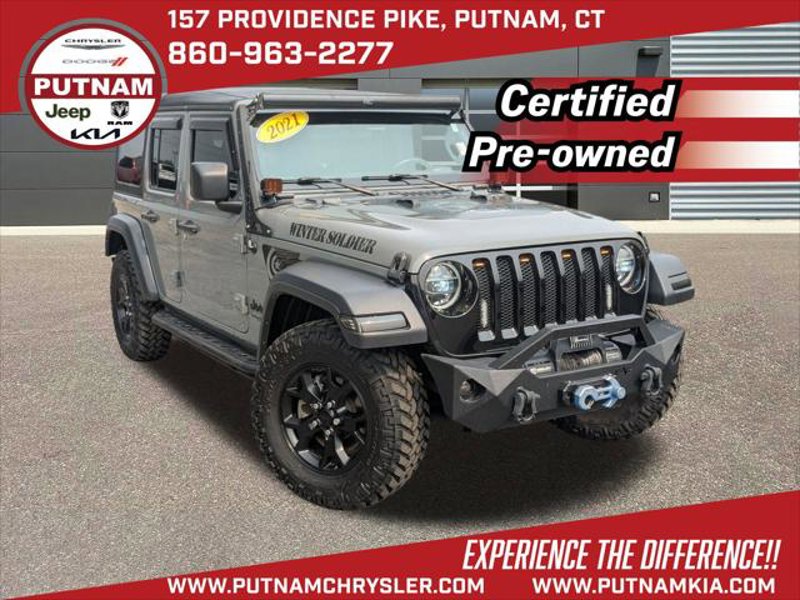 Certified 2021 Jeep Wrangler Unlimited Sport image 1