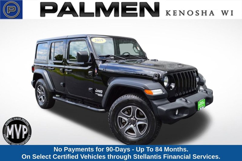 Certified 2019 Jeep Wrangler Unlimited Sport S image 1