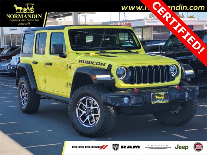 Certified 2024 Jeep Wrangler Unlimited Rubicon image 1