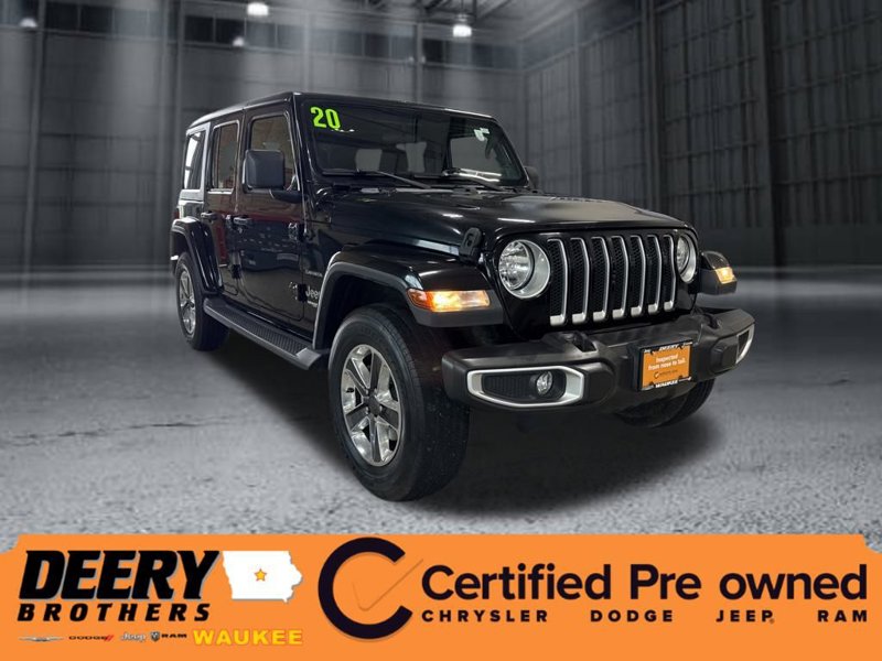 Certified 2020 Jeep Wrangler Unlimited Sahara image 1