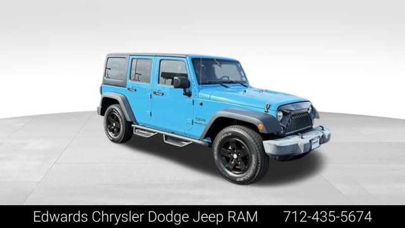 Used 2017 Jeep Wrangler Unlimited Sport w/ Quick Order Package 24S image 1