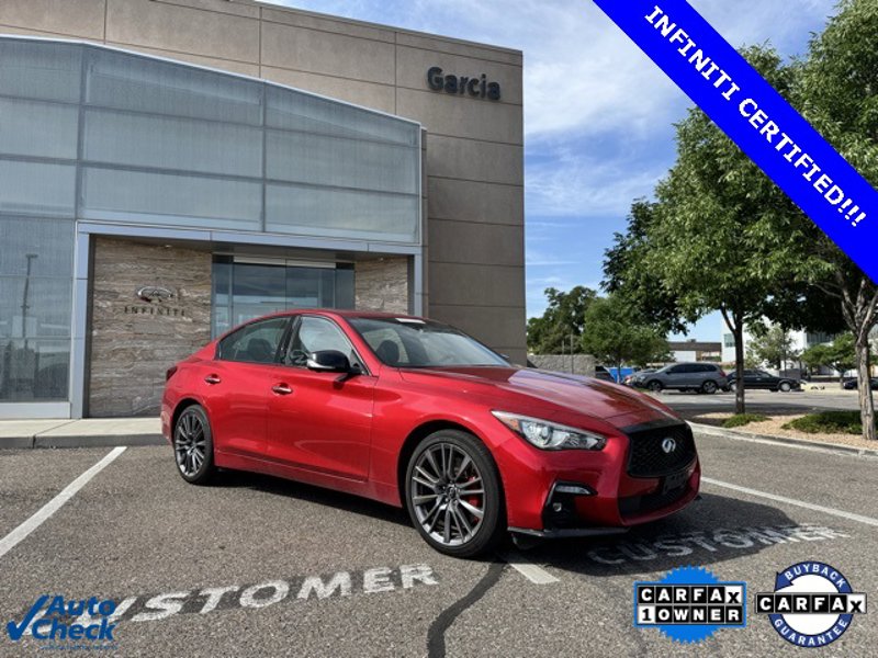 Certified 2024 INFINITI Q50 Red Sport 400 image 1
