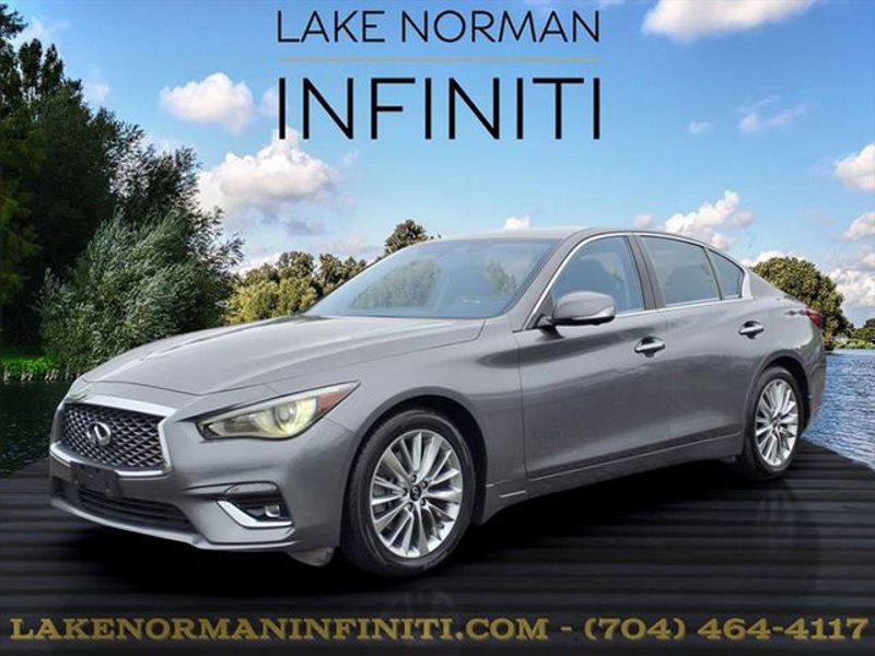 Certified 2021 INFINITI Q50 Luxe w/ Seat & Sound Package image 1