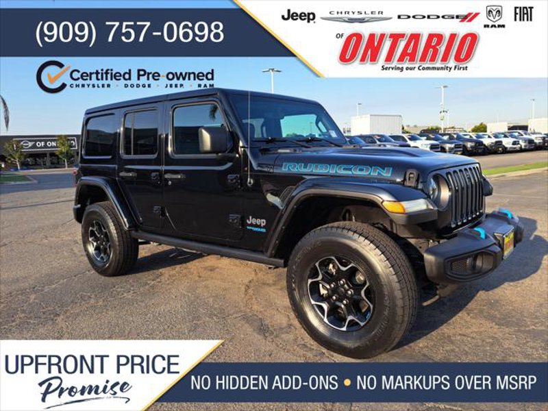Certified 2022 Jeep Wrangler Unlimited Rubicon 4xe image 1