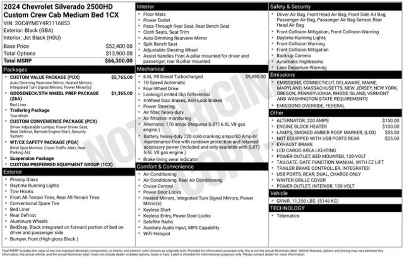 Certified 2024 Chevrolet Silverado 2500 Custom w/ Custom Value Package image 1