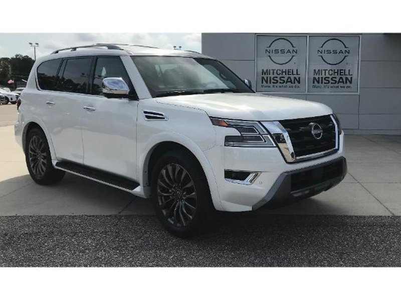 Certified 2024 Nissan Armada Platinum w/ Captain's Chairs Package image 1
