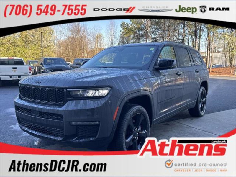 Certified 2024 Jeep Grand Cherokee L Limited w/ Black Appearance Package image 1