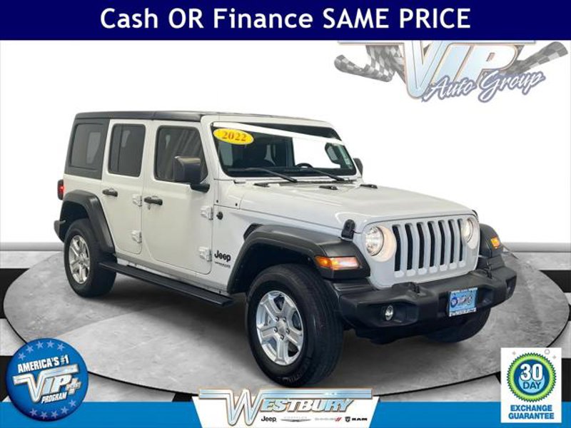 Certified 2022 Jeep Wrangler Unlimited Sport image 1