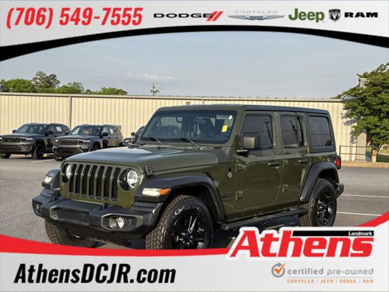 Certified 2021 Jeep Wrangler Unlimited Sport image 1