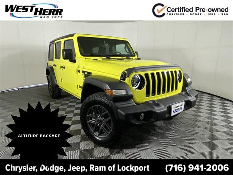 Certified 2023 Jeep Wrangler Unlimited Sport image 1