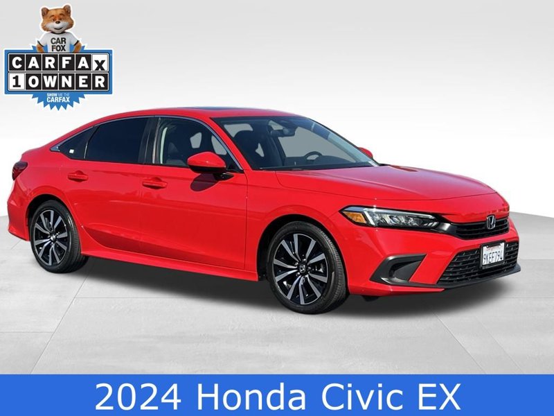 Certified 2024 Honda Civic EX image 1