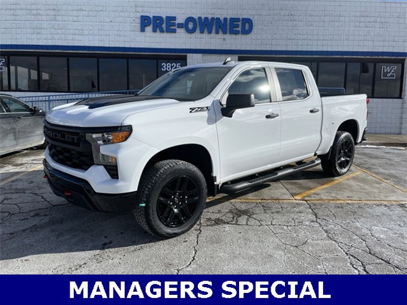 Certified 2023 Chevrolet Silverado 1500 Custom Trail Boss w/ 2.7L Blackout Package image 1