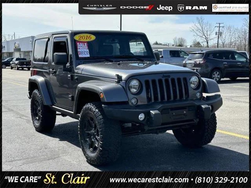 Certified 2016 Jeep Wrangler Sahara image 1