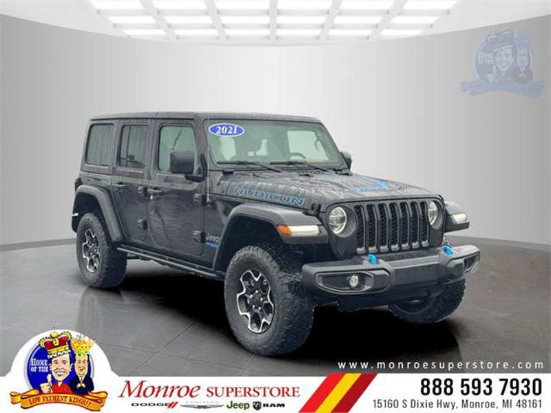 Certified 2021 Jeep Wrangler Unlimited Rubicon 4xe image 1