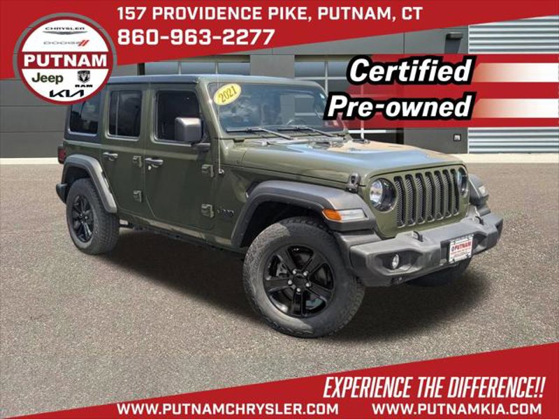 Certified 2021 Jeep Wrangler Unlimited Sport image 1