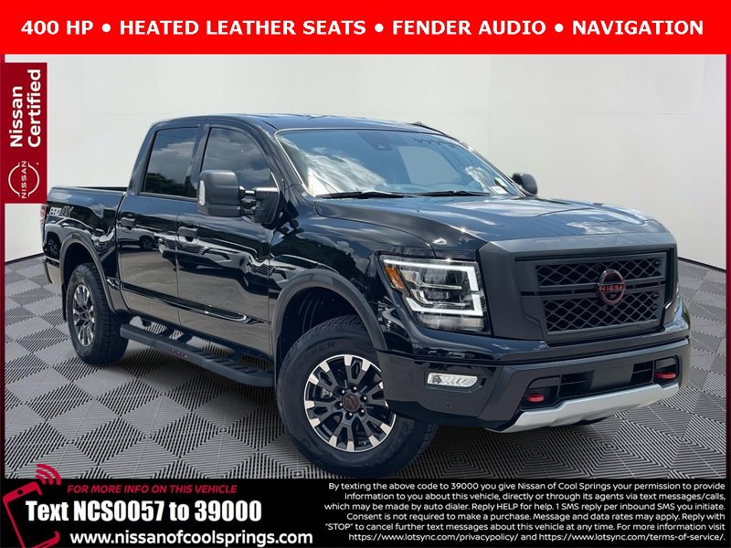 Certified 2024 Nissan Titan PRO-4X w/ Pro-4x Convenience Package image 1