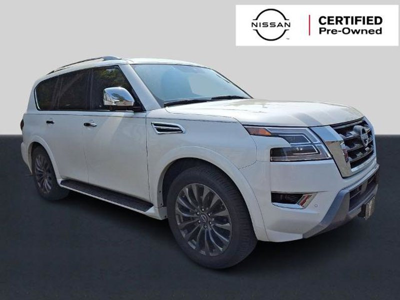 Certified 2024 Nissan Armada Platinum w/ Captain's Chairs Package image 1