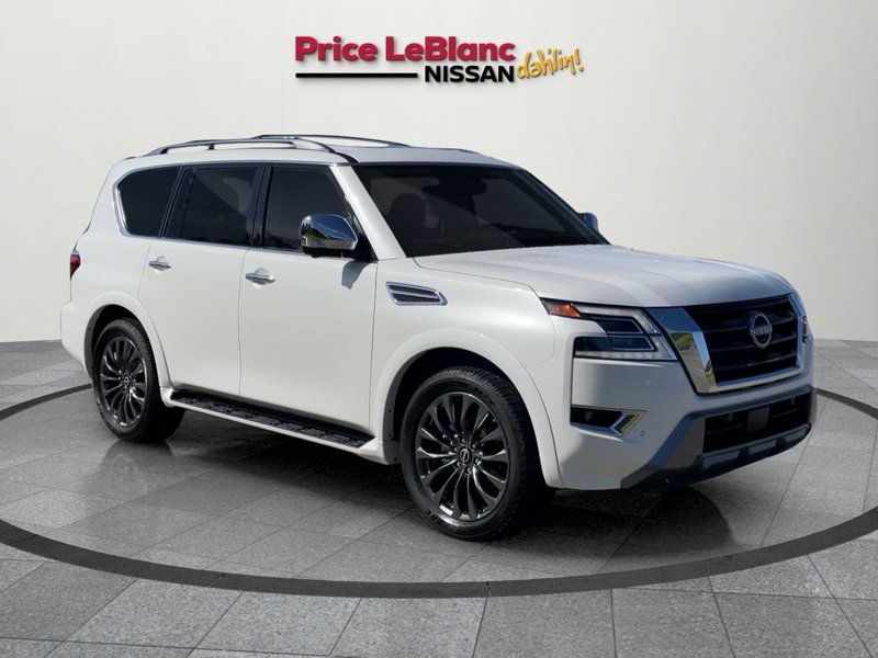 Certified 2024 Nissan Armada Platinum w/ Captain's Chairs Package image 1