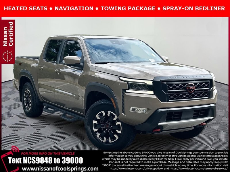 Certified 2023 Nissan Frontier PRO-4X w/ Pro Convenience Package image 1