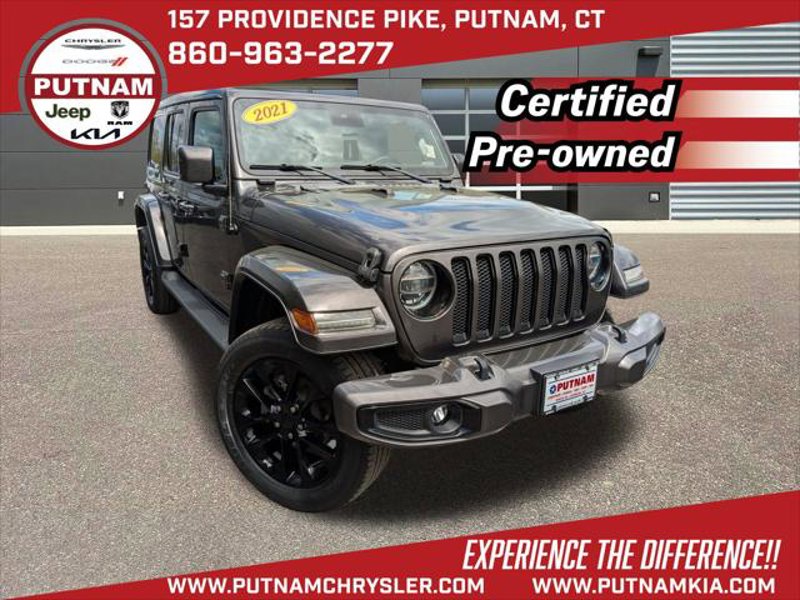 Certified 2021 Jeep Wrangler Unlimited Sahara image 1