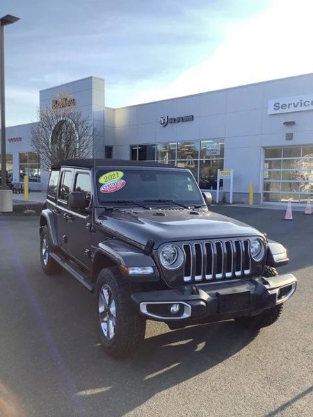 Certified 2021 Jeep Wrangler Unlimited Sahara w/ Safety Group image 1