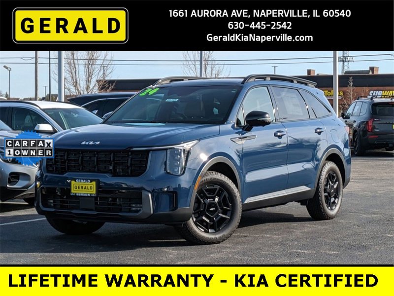 Certified 2024 Kia Sorento SX Prestige w/ Olive Brown Leather Package image 1