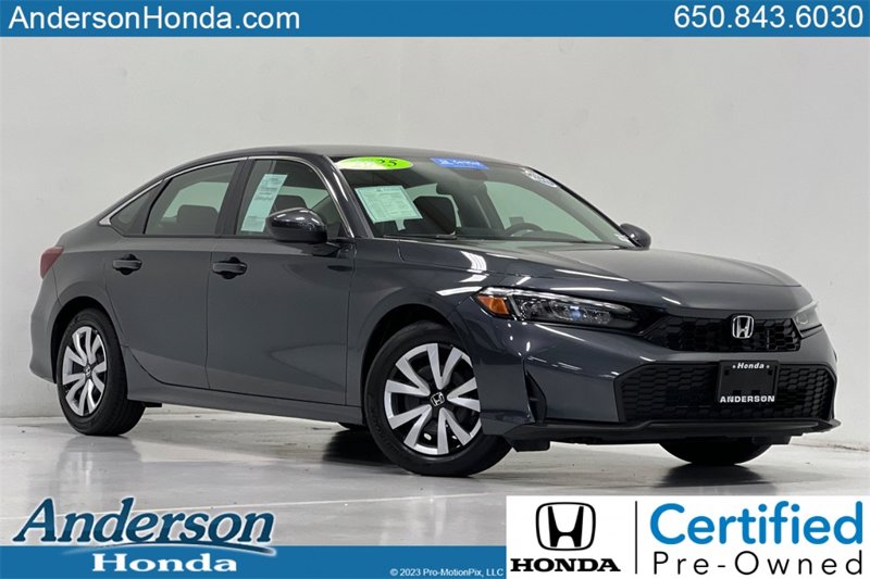 Certified 2025 Honda Civic LX image 1