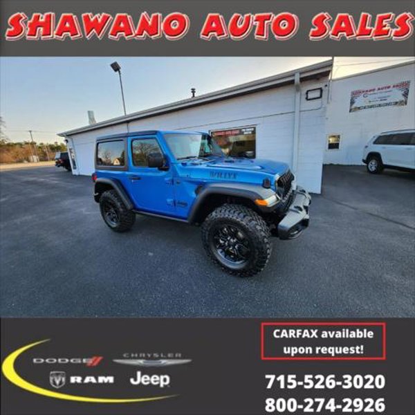 Certified 2024 Jeep Wrangler Sport image 1