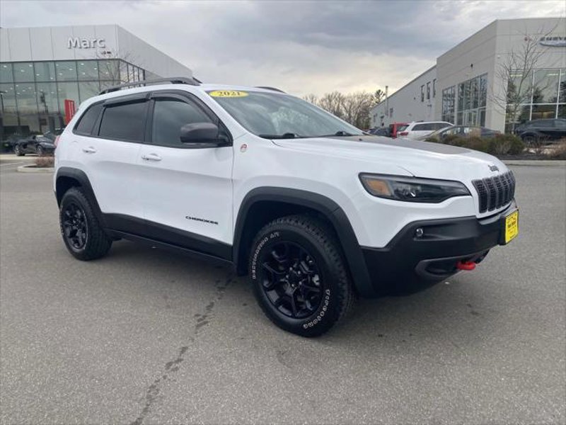Certified 2021 Jeep Cherokee Trailhawk w/ Premium Leather Package image 1